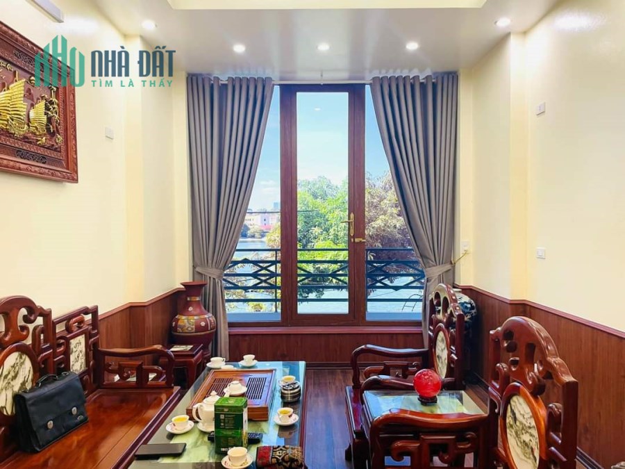 BÁN NHÀ MẶT HỒ GẦN PHỐ LÊ TRỌNG TẤN DIỆN TÍCH 45M X 5 TẦNG GIÁ 11 TỶ