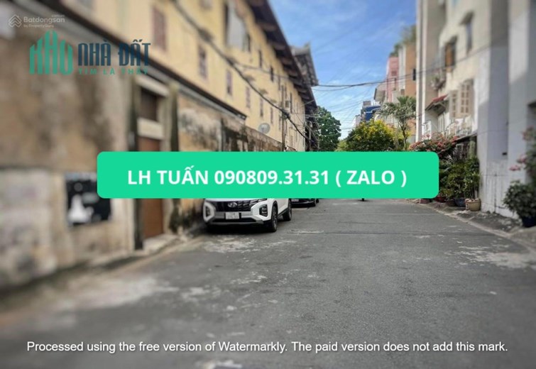 3131- 80m2 Huỳnh Văn Bánh Phú Nhuận. BTCT - 5PN (nở hậu) Gía chỉ 7 tỷ 5
