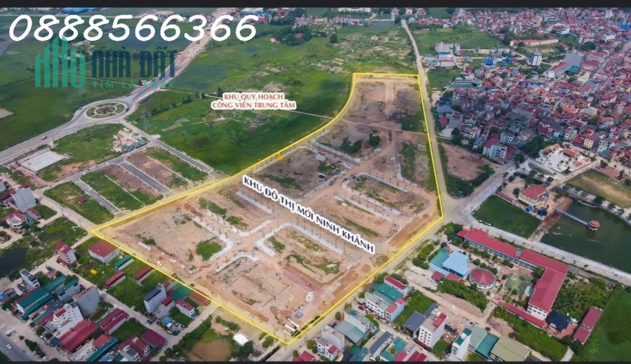Bán đất nền cạnh khu CN Quang Châu sổ đỏ từng lô