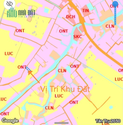 Bán lô đất lúa chuyển thổ mặt tiền đường cầu bà 5 xã Bình Lãng giá 850 triệu