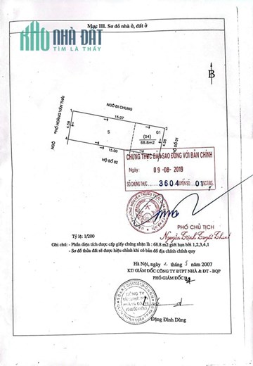 Bán nhà Hoàng Văn Thái 70m x 4 tầng, lô góc, ô tô vào nhà, ngõ thông