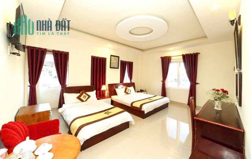 Cho thuê khách sạn 45 phòng mặt tiền Hai Bà Trưng Đà Lạt