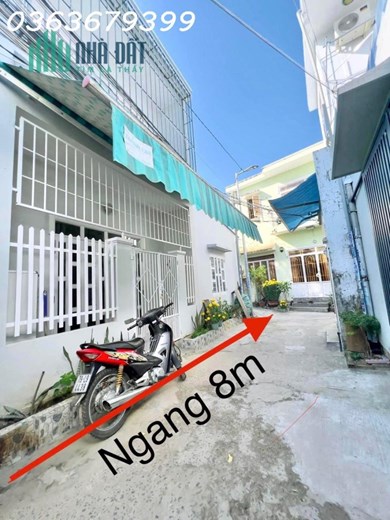 Bán nhà 2 tầng hẻm Lư Cấm 1 tỷ 529 sau quy hoạch thành 3 mặt tiền đường