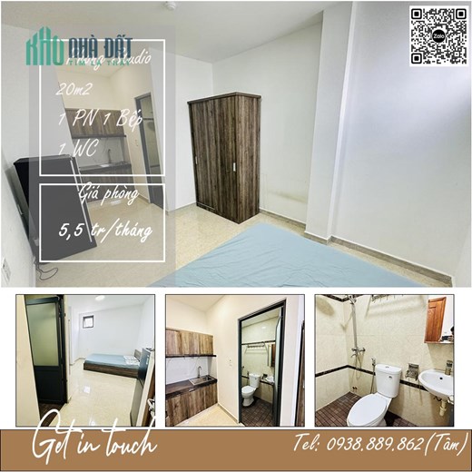 **** CHDV Hoàng Hoa thám 20m2 hẻm ô tô full nội thất