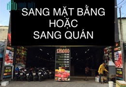 Quận Gò Vấp ! Cần sang mặt bằng hoặc sang nhà hang Lẩu và nướng, Tel : 0783451238