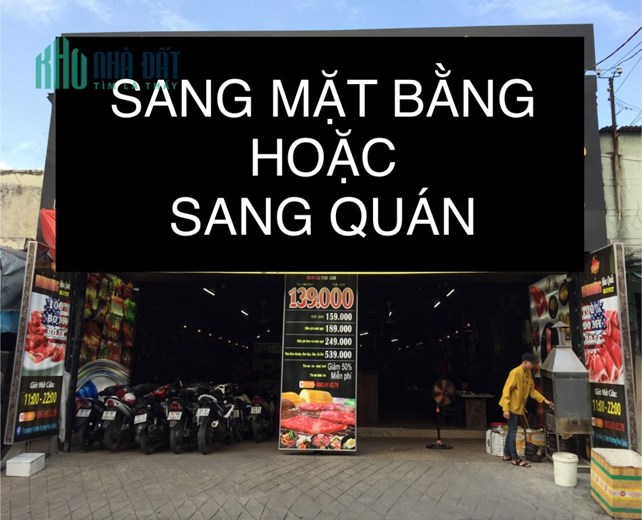 Quận Gò Vấp ! Cần sang mặt bằng hoặc sang nhà hang Lẩu và nướng, Tel : 0783451238