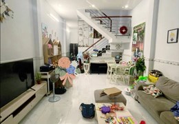 NHÀ MẶT TIỀN BHHA - BÌNH TÂN - NGAY MIẾU GÒ XOÀI - TIỆN KINH DOANH - NHÀ 2 TẦNG ĐẸP - 48M2 - GIÁ
