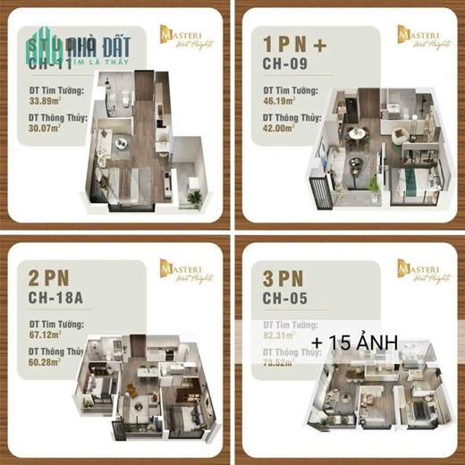 Bán căn hộ 2 PN Vinhomes Smart City, mua bán căn hộ Masteri West Height Vinhomes Smart City