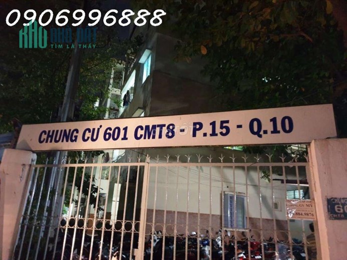 CHÍNH CHỦ CĂN HỘ CHO THUÊ CĂN CHUNG CƯ 50m2 2 PHÒNG NGỦ HẺM 601 CMT8- Địa chỉ: 401, Hẻm 601 Đường