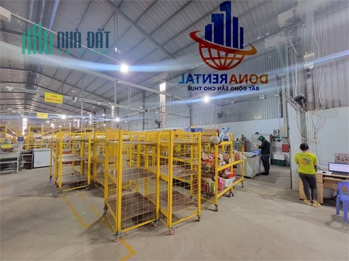 cho thuê nhà xưởng, kho chứa hàng, lưu trữ hàng hóa, có hệ thống pc vách tường