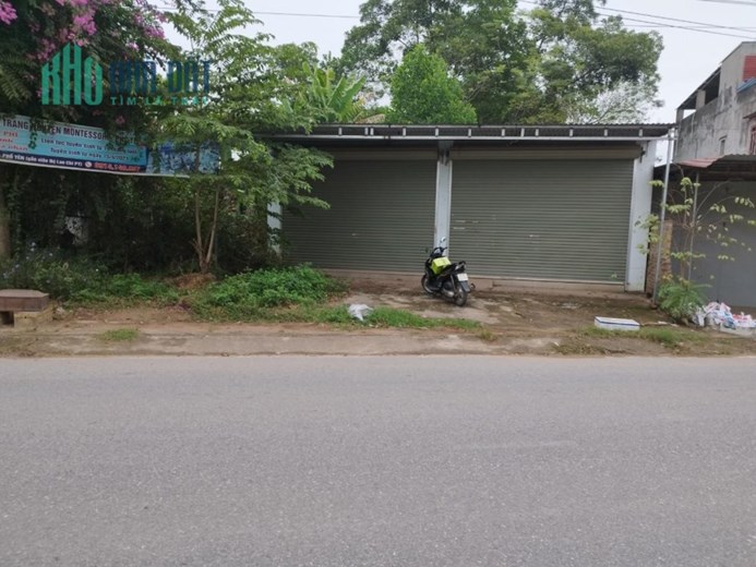 (CỰC HIẾM) Lô đất duy nhất có ki ốt đang kinh doanh ngay gần ngã tư vành đai V trên mặt đường Lí