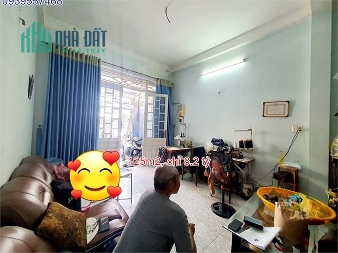 Giảm 2.5 tỷ! Nhà riêng 125m2, 2 tầng – Hẻm 8m, Đs. 59, Gò Vấp, chỉ 60tr/m2
