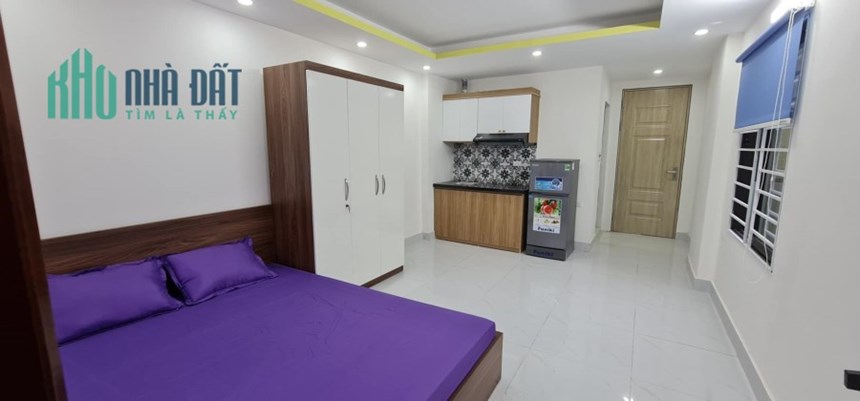 CĂN HỘ DỊCH VỤ 52M - 6 TẦNG - 10 PHÒNG - VƯỜN HOA TRẦN QUANG DIỆU - Q. ĐỐNG ĐA - Ô TÔ 20M - NGÕ