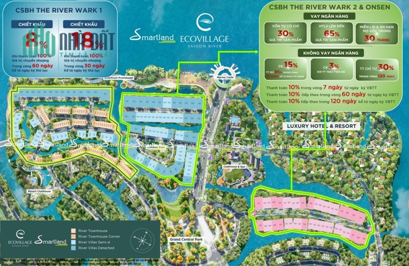🌟 BIỆT THỰ 🌟 ECO VILLAGE SÀI GÒN RIVER - DT ĐẤT 150, DTXD 195, 19.3 TỶ