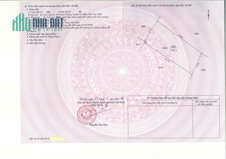 ĐẤT ĐẸP CHÍNH CHỦ - GIÁ TỐT Cần Bán Tại Thôn 4, Xã Phước Đông, Huyện Gò Dâu - Tây Ninh