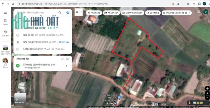 ĐẤT ĐẸP CHÍNH CHỦ - GIÁ TỐT Cần Bán Tại Thôn 4, Xã Phước Đông, Huyện Gò Dâu - Tây Ninh