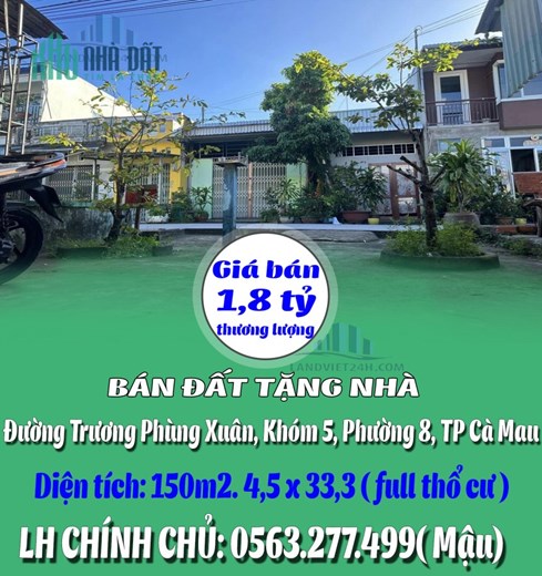 CHÍNH CHỦ CẦN BÁN ĐẤT TẶNG NHÀ VỊ TRÍ ĐẸP GIÁ SIÊU ĐẦU TƯ