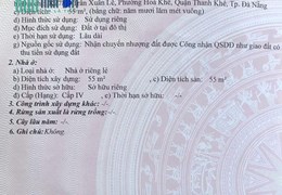 🔴💥Bán nhà C4 tầng K27 Trần Xuân Lê, Hòa Khê, Thanh Khê, Đà Nẵng