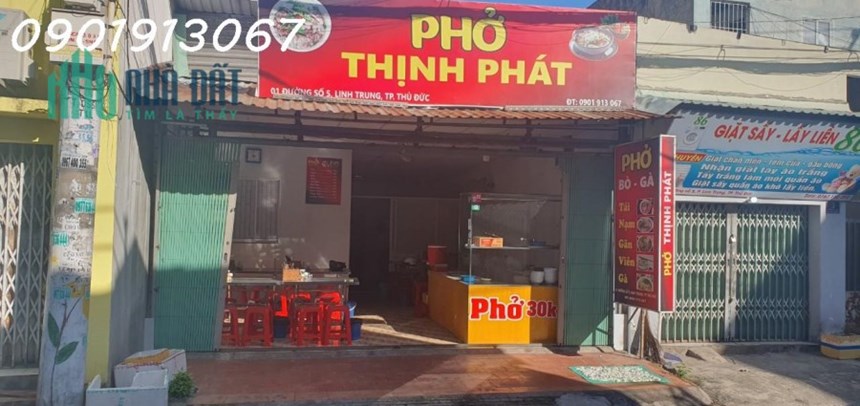 CHÍNH CHỦ CẦN SANG NHƯỢNG QUÁN PHỞ - BÒ KHO TẠI ĐƯỜNG SỐ 5,PHƯỜNG LINH TRUNG, THỦ ĐỨC, TP. HỒ CHÍ