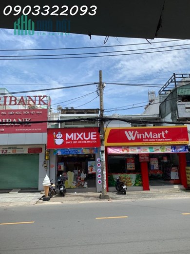 Cho thuê nhà mặt tiền Thống Nhất - Địa chỉ: 392 Thống Nhất f16 Gò Vấp - Diện tích:  6.7m x 16m . Nở