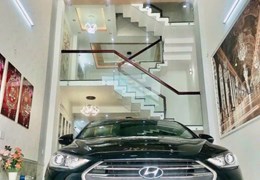 Bán nhà Cây Trâm 4.2x25m CN 100m² giá 7.5 tỷ xe hơi đậu trong nhà.