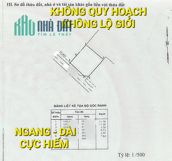 Bán đất tặng Xưởng 12,02 x 12,8 = 4 tỷ 3 QL22 Hóc Môn TPHCM