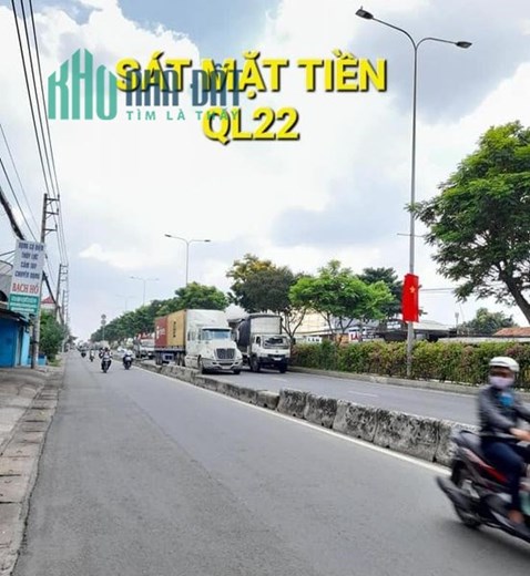 Bán đất tặng Xưởng 12,02 x 12,8 = 4 tỷ 3 QL22 Hóc Môn TPHCM