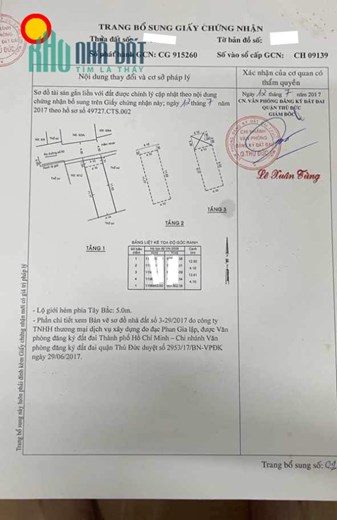 Bán nhà Hiệp Bình Chánh, Thủ Đức, 3 tầng, 4PN hẽm ôtô, giá 5.3 tỷ.
