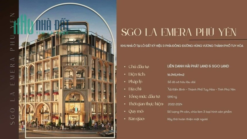 Sgo La Emera Phú Yên Điểm sáng mới của du lịch – thương mại – bđs nghỉ dưỡng Phú Yên
