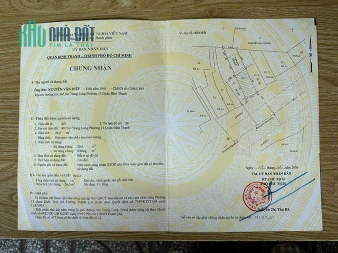 bán nhà :487  nơ trang long p13 bình thạnh.6,5 tỉ