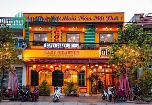 Cho thuê nhà trung tâm hải châu  vị trí gần cầu rồng ngang 10m