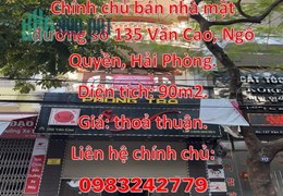Chính chủ bán nhà mặt đường số 135 Văn Cao, Ngô Quyền, Hải Phòng.