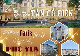 CẦN BÁN SHOPHOUES KHU ĐÔ THỊ YÊN THỨ CITY TẠI TRUNG TÂM TP PHỔ YÊN – VỊ TRÍ ĐẸP.