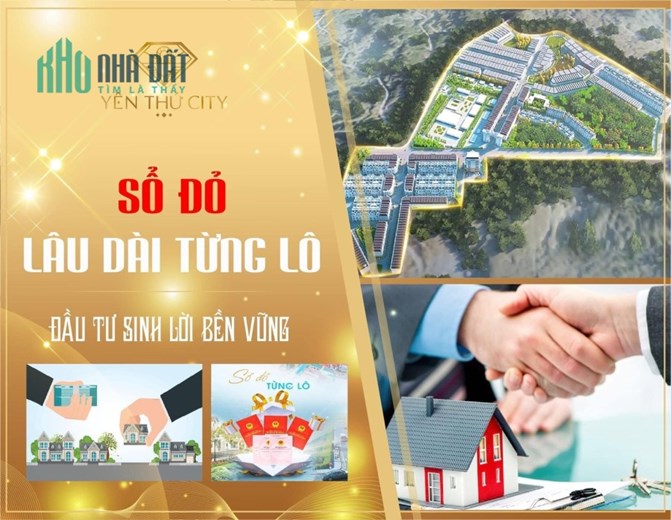 CẦN BÁN SHOPHOUES KHU ĐÔ THỊ YÊN THỨ CITY TẠI TRUNG TÂM TP PHỔ YÊN – VỊ TRÍ ĐẸP.