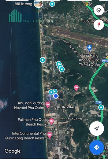 Đất trung tâm Bãi Trường  Phú Quốc - Đất đường lớn view biển rộng thoáng hàng hiếm .