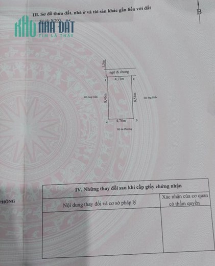 Bán nhà ngõ 66 Trung Hành, 40m 2 tầng GIÁ 1.5 tỉ độc lập