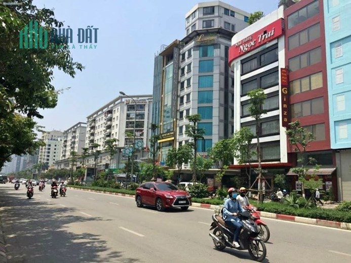HIẾM BÁN NHÀ MP VIP TRẦN THÁI TÔNG 100M2, 9T, MẶT TIỀN 7M, HÈ ĐÁ BÓNG, KD ĐỈNH.
