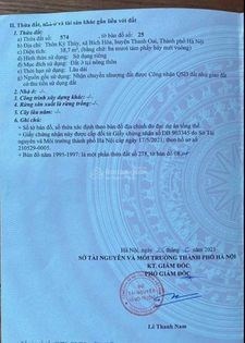 Bán mảnh đất 38,7m Bích Hoà rẻ nhất Bích Hoà Thanh Oai