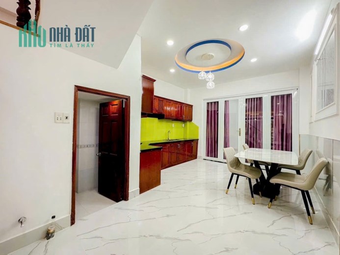 Lê Văn Thọ, 80m2, hẻm 5m thông, 4PN, k quy hoạch, 5.65 ty