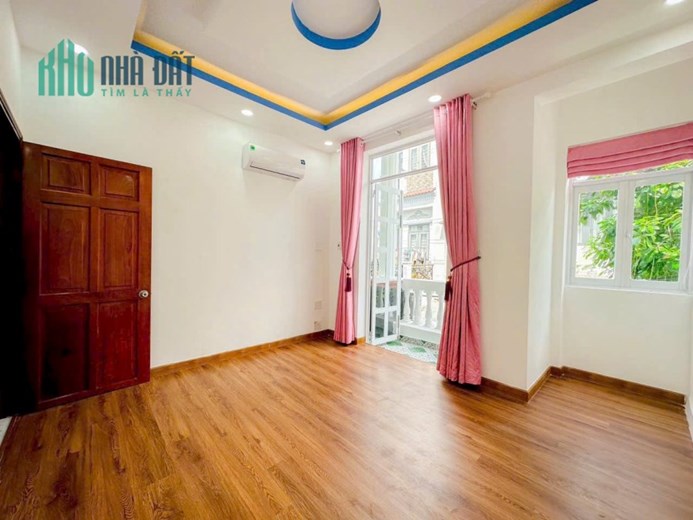 Lê Văn Thọ, 80m2, hẻm 5m thông, 4PN, k quy hoạch, 5.65 ty