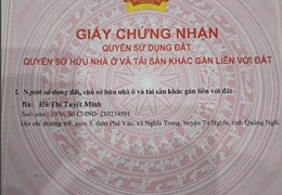 Chính Chủ Cần Bán Mảnh Đất Vườn Tại Xã Nghĩa Trung – Vị Trí Đẹp.