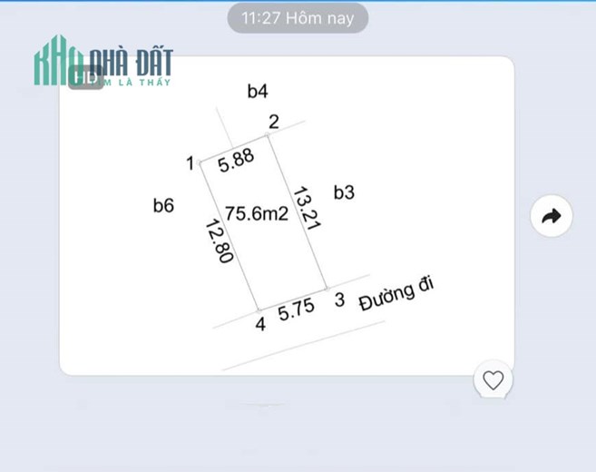O9 2628 5559  Bán nhà Trần Bình 72/76m², 1 tầng, mt 5.7m, giá 12.8 Tỷ Cầu Giấy. Xem thoải mái miễn