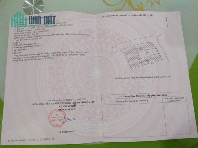 CHÍNH CHỦ CẦN BÁN ĐẤT Ở NỘI AN, PHƯỜNG THANH TRÌ, QUẬN HOÀNG MAI, HÀ NỘI