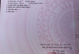 NHÀ NÁT Bán Ngang 5M5 Dài 22 Hiệp Thành Q12 chỉ 2Tỷ99 Thương Lượng