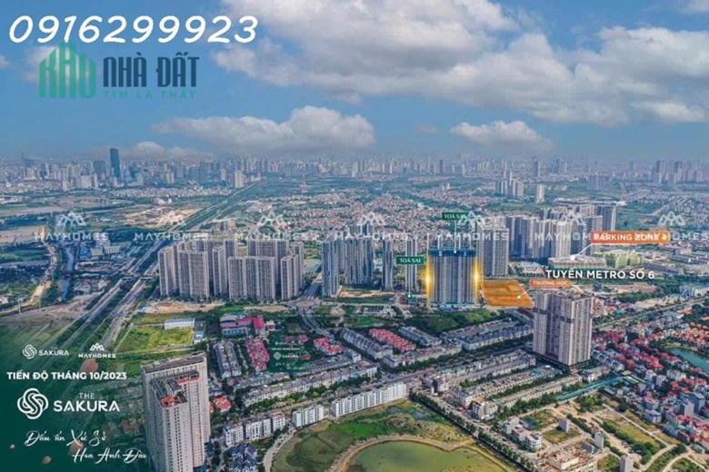Sa1 Tòa nhà cuối cùng của phân khu Sakura Nhật Bản giá rẻ nhất dự án Vinhomes Smart City. Nhận siêu