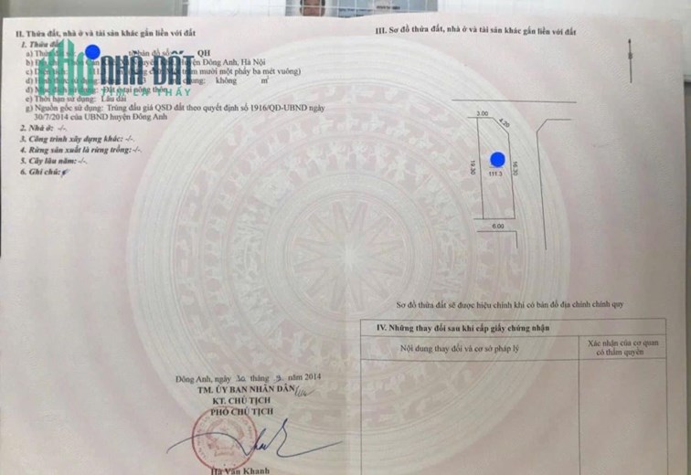Bán nhà 3 tầng khu đô thị Nguyên Khê Đông Anh lô góc 3 mặt tiền 111.3m2 kinh doanh