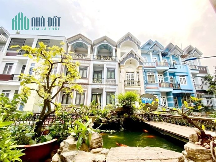 NHÀ ĐẸP KHU PHÂN LÔ - HẺM 7M - 56M2 - 4 TẦNG BTCT -4PN RỘNG -GẦN KỀ AEON MAILL
