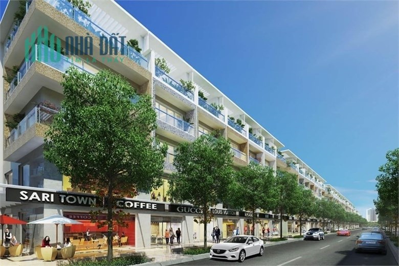 Cặp Shophouse SARITOWN Trục Đường B2, Diện Tích Rộng Lớn