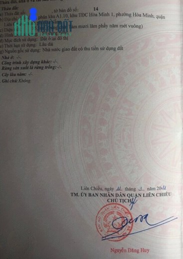 🔴💥Bán nhà C4 đường Đặng Huy Trứ, Phường Hòa Minh, Liên Chiểu