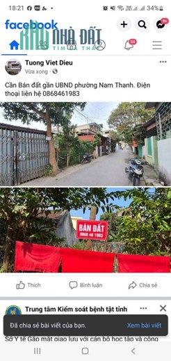 Chính chủ cần bán Nhanh 2 Lô Đất Thuộc Điện Biên Phủ.